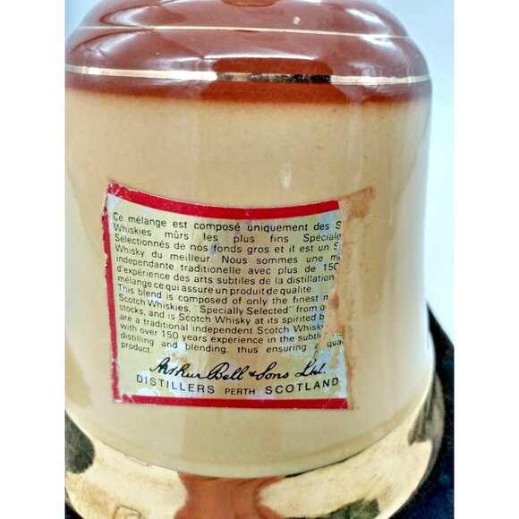 Bell's Blended Scotch Whisky Decanter Vintage Wade Pottery Perth Scotland - Picture 4 of 8